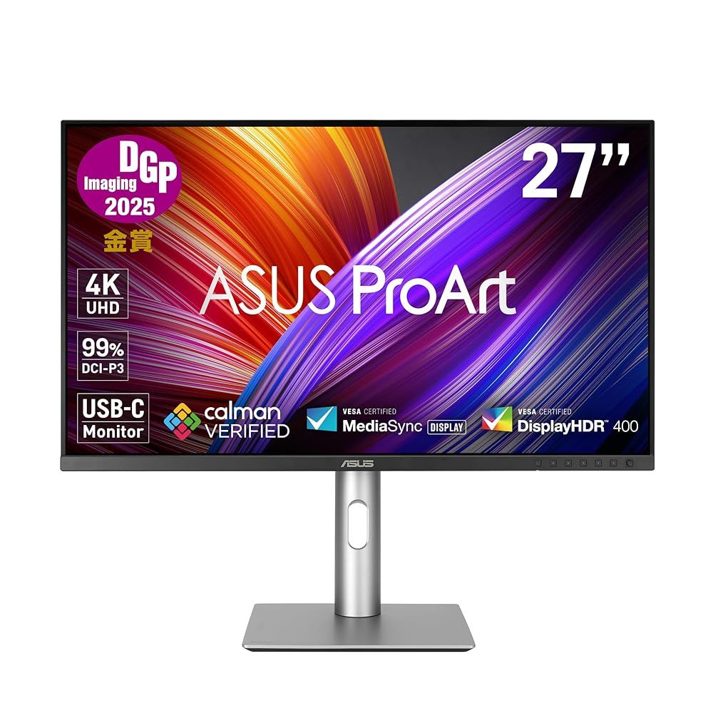 ASUS 4 K モニター ProArt -J 27インチ