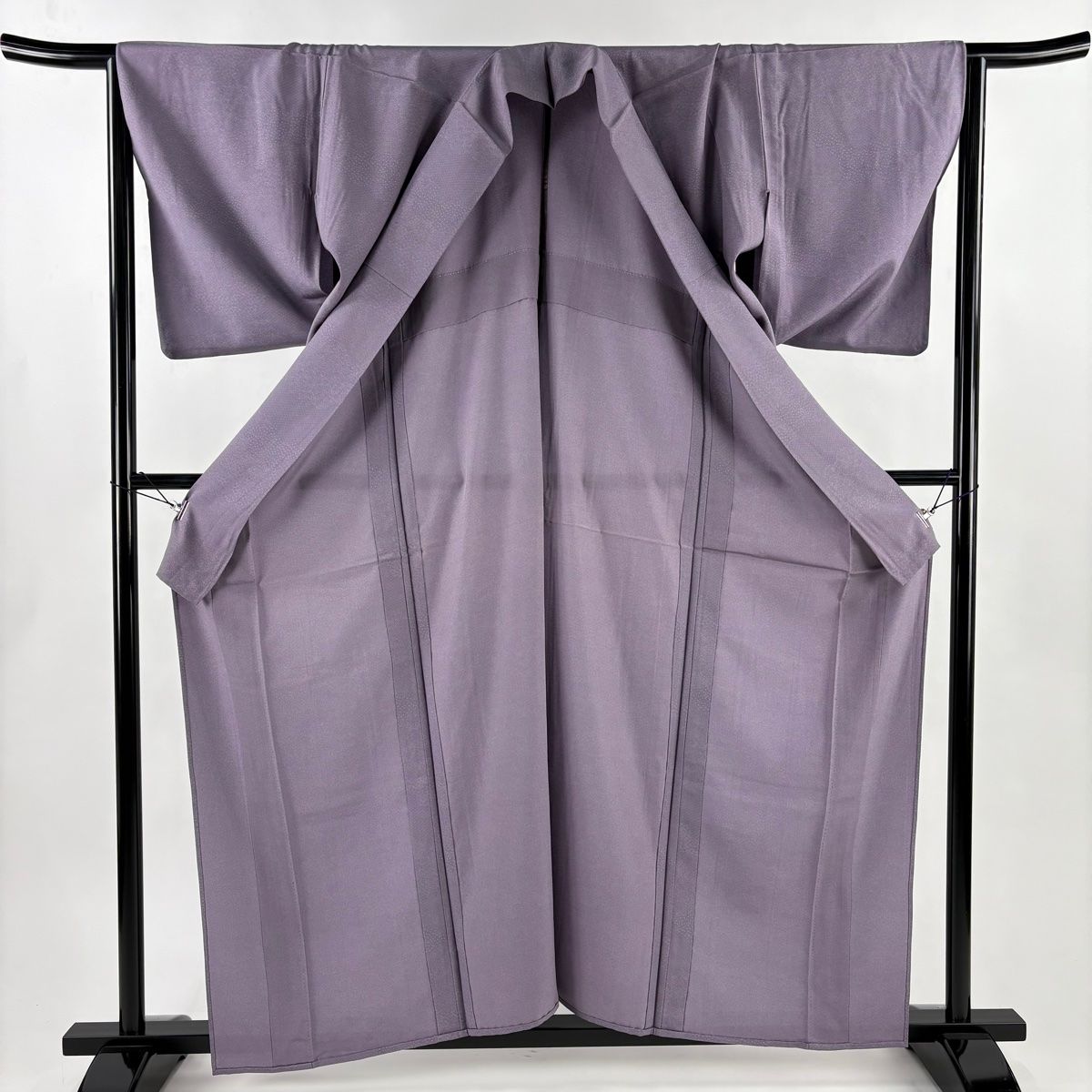  江戸小紋 身丈161 cm 裄丈64 5 M 単衣 雲文 寄せ柄 紫 正絹 秀品 小紋 着物