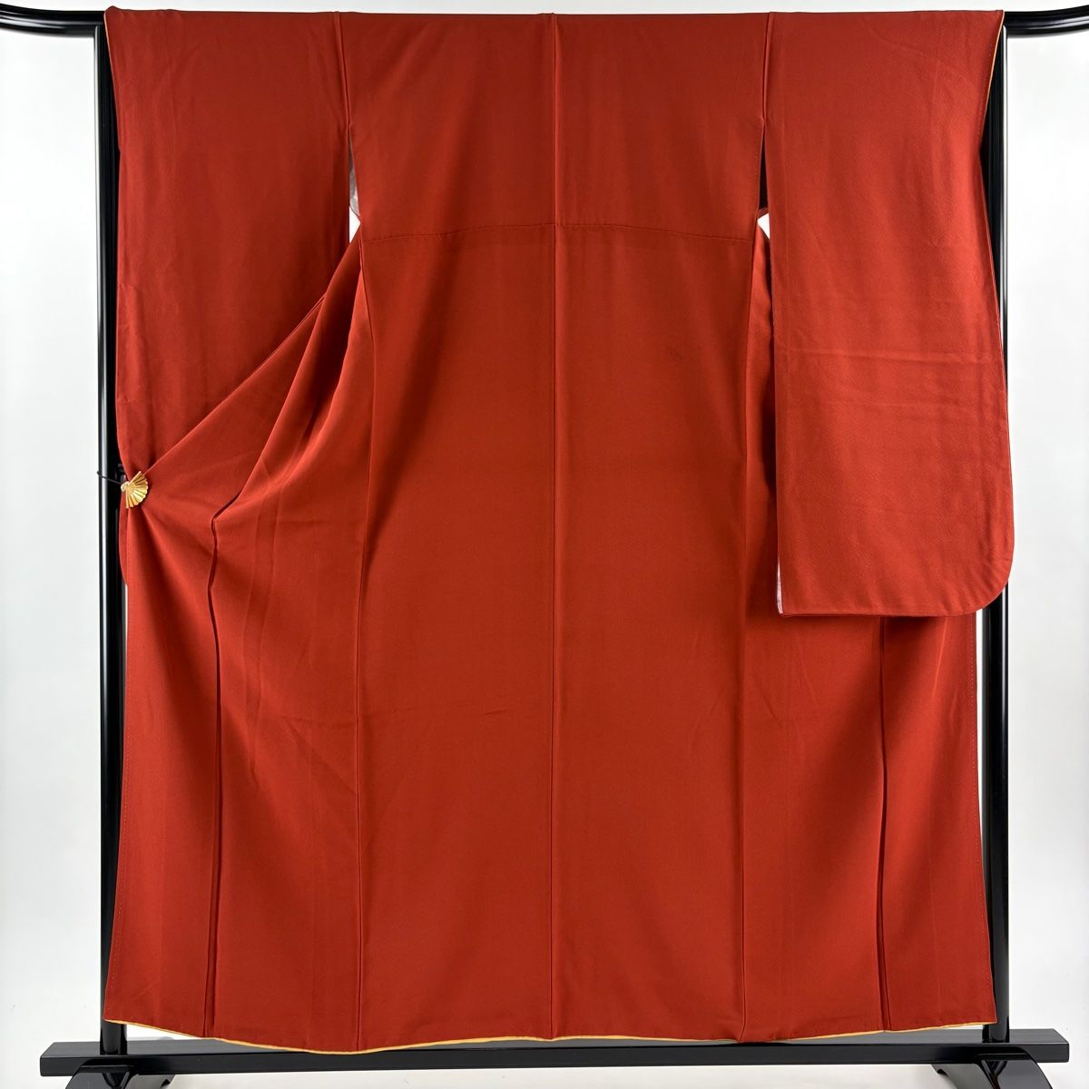 振袖 身丈157.5 cm 裄丈66 M 袷 赤茶 正絹 秀品