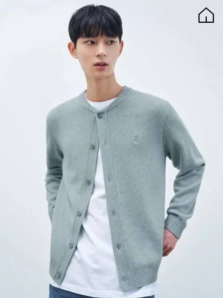 BEAN POLE ビーンポール 2025 カシミア ブレンド ラウンド カーディガン Lサイズ