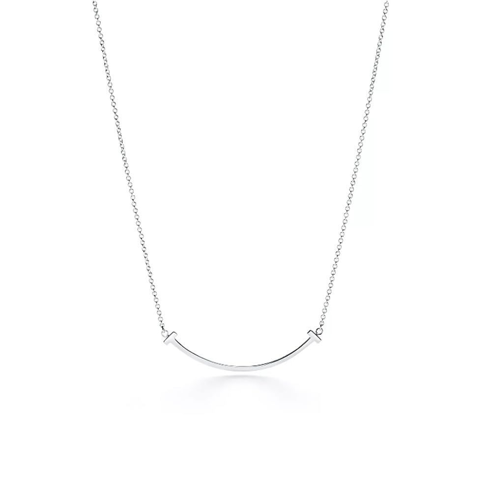 ティファニー T スマイル ペンダント スターリングシルバー ネックレス x シルバー