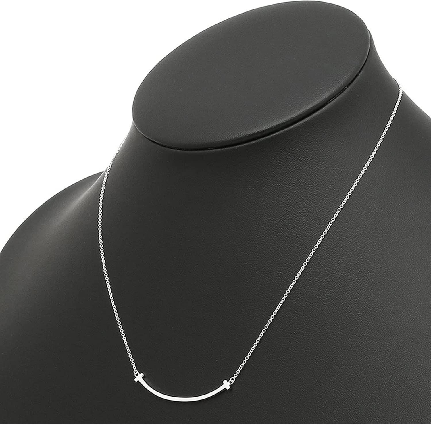 ティファニー T スマイル ペンダント スターリングシルバー ネックレス x シルバー