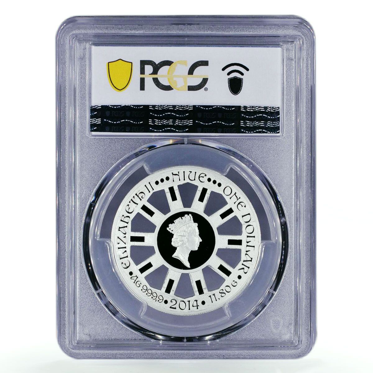ニウエ 1ドル ラッキーシンボル ホイール・オブ・チューン PR70 PCGS
