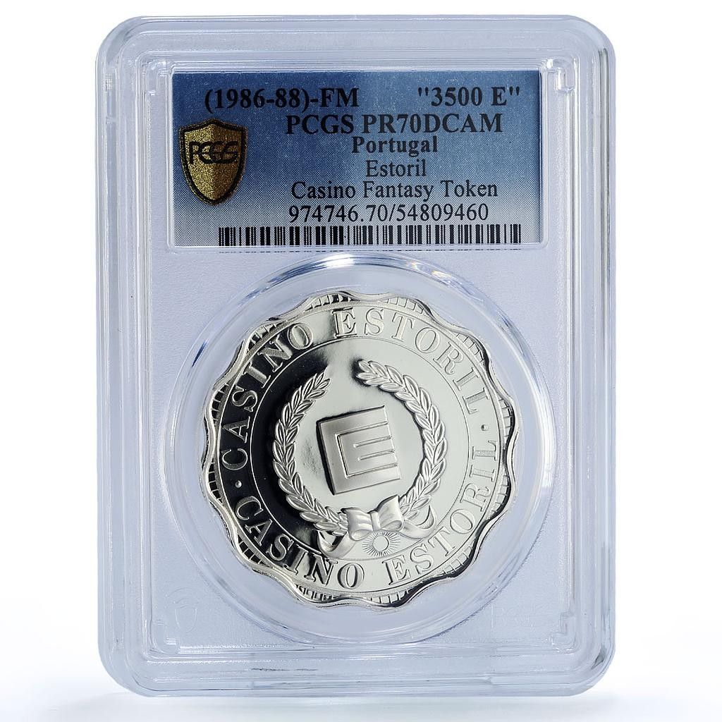 ポルトガル エストリル カジノ ファンタジー トークン 3500 Esc。 PR70