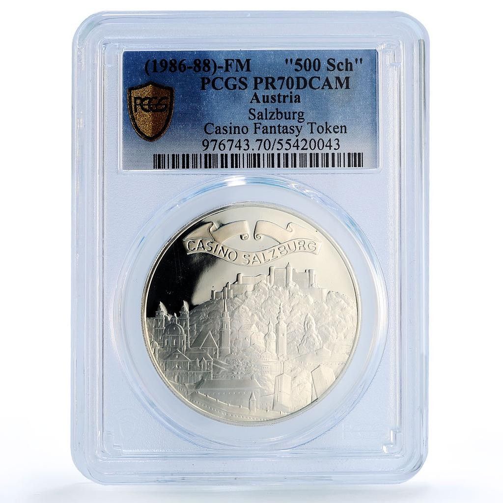 アトリア ザルツブルク カジノ ファンタジー トークン 500 シル。 PR70