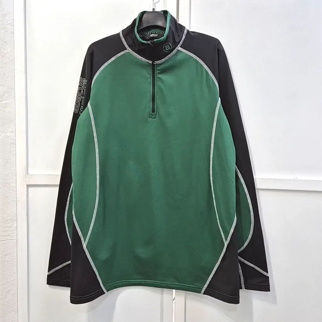 abacus ゴルフ ハーフ ジップアップ Tシャツ メンズ M 新品