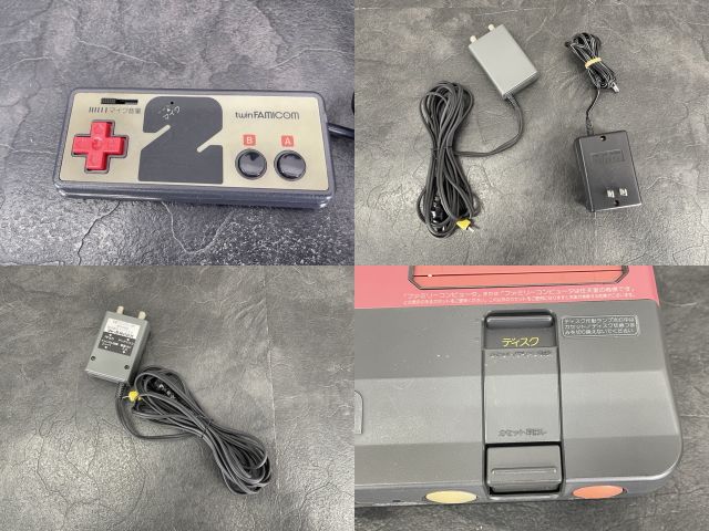  ツインファミコン SHARP AN 500 B ブラック カセットOK ディスク読み込み不良 twin FAMICON テレビゲーム 514966 本体 ファミコン