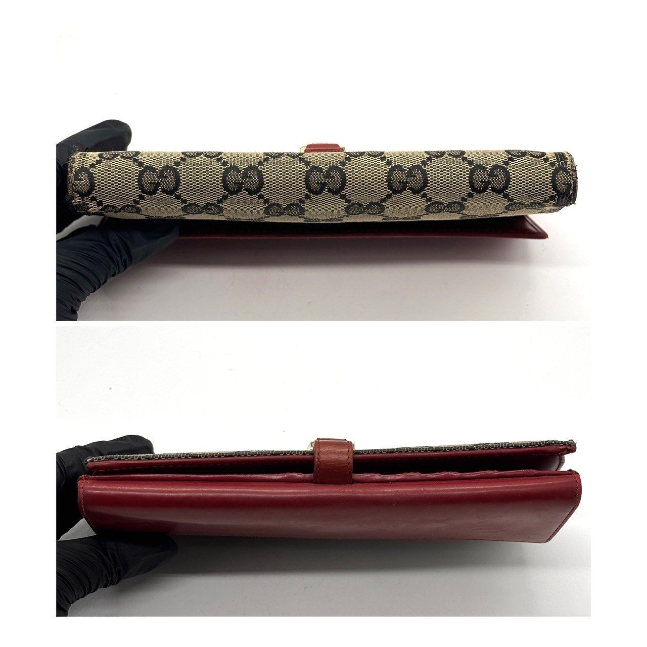 ヴィンテージに宿る色気】 GUCCI グッチ ジャッキー金具 長財布 GG