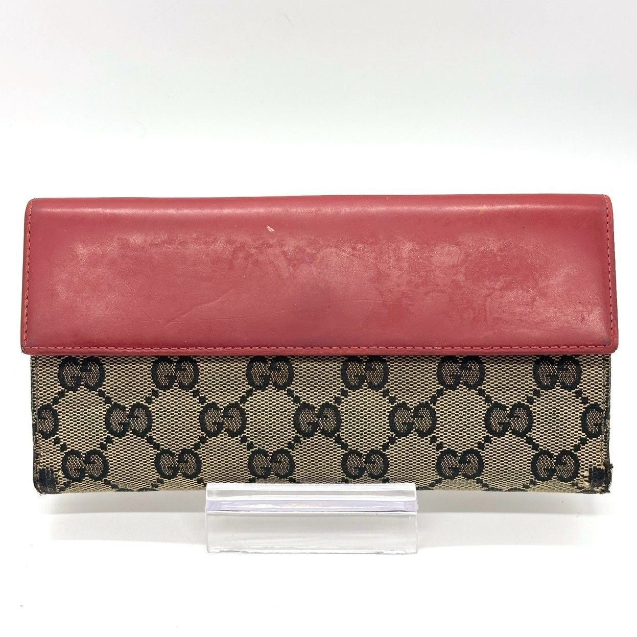 ヴィンテージに宿る色気】 GUCCI グッチ ジャッキー金具 長財布 GG