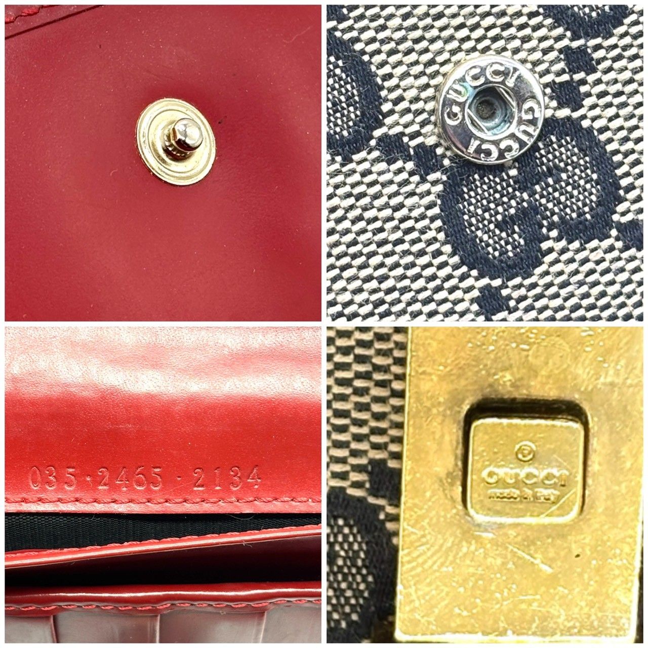 ヴィンテージに宿る色気】 GUCCI グッチ ジャッキー金具 長財布 GG