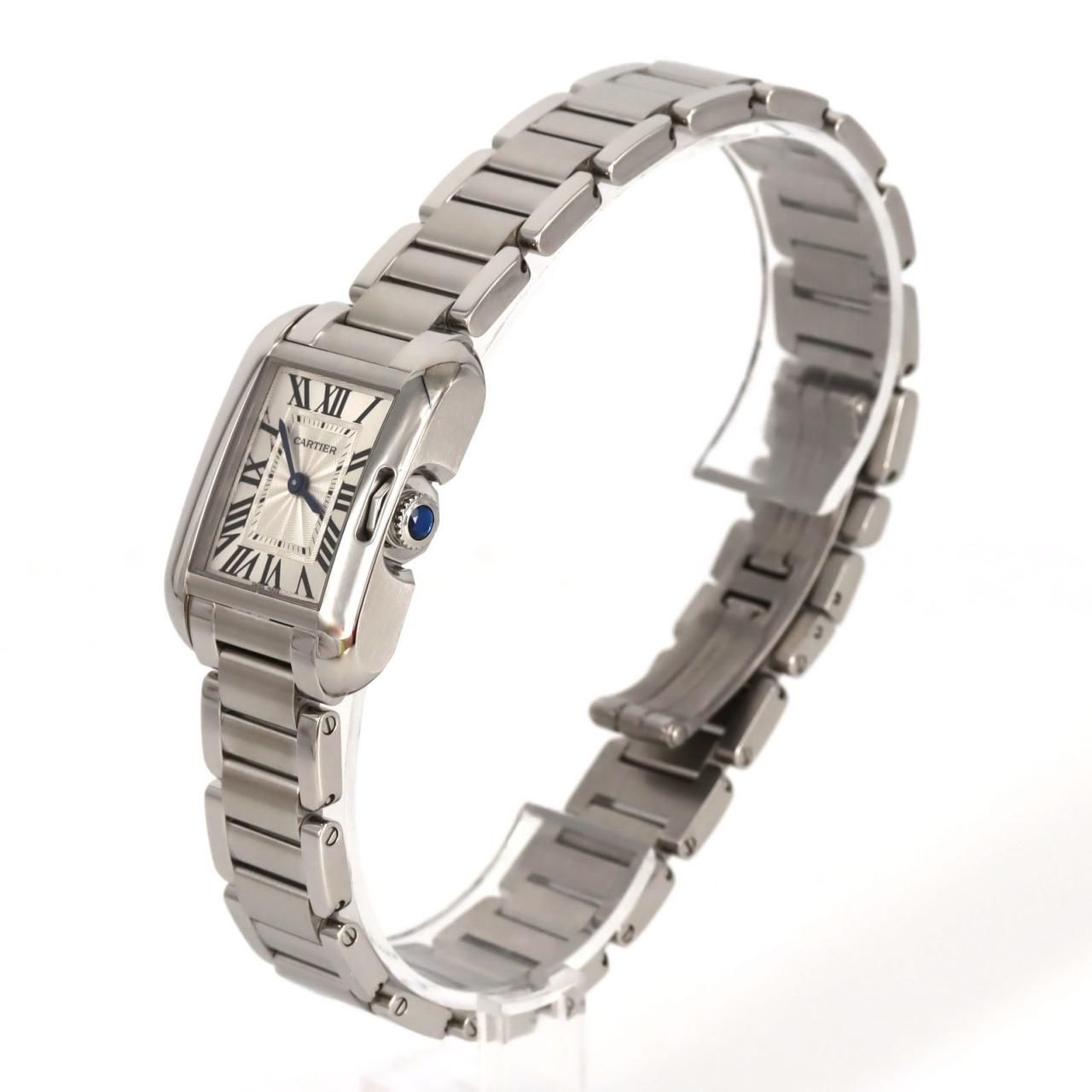 カルティエ タンクアングレーズSM SS クォーツ