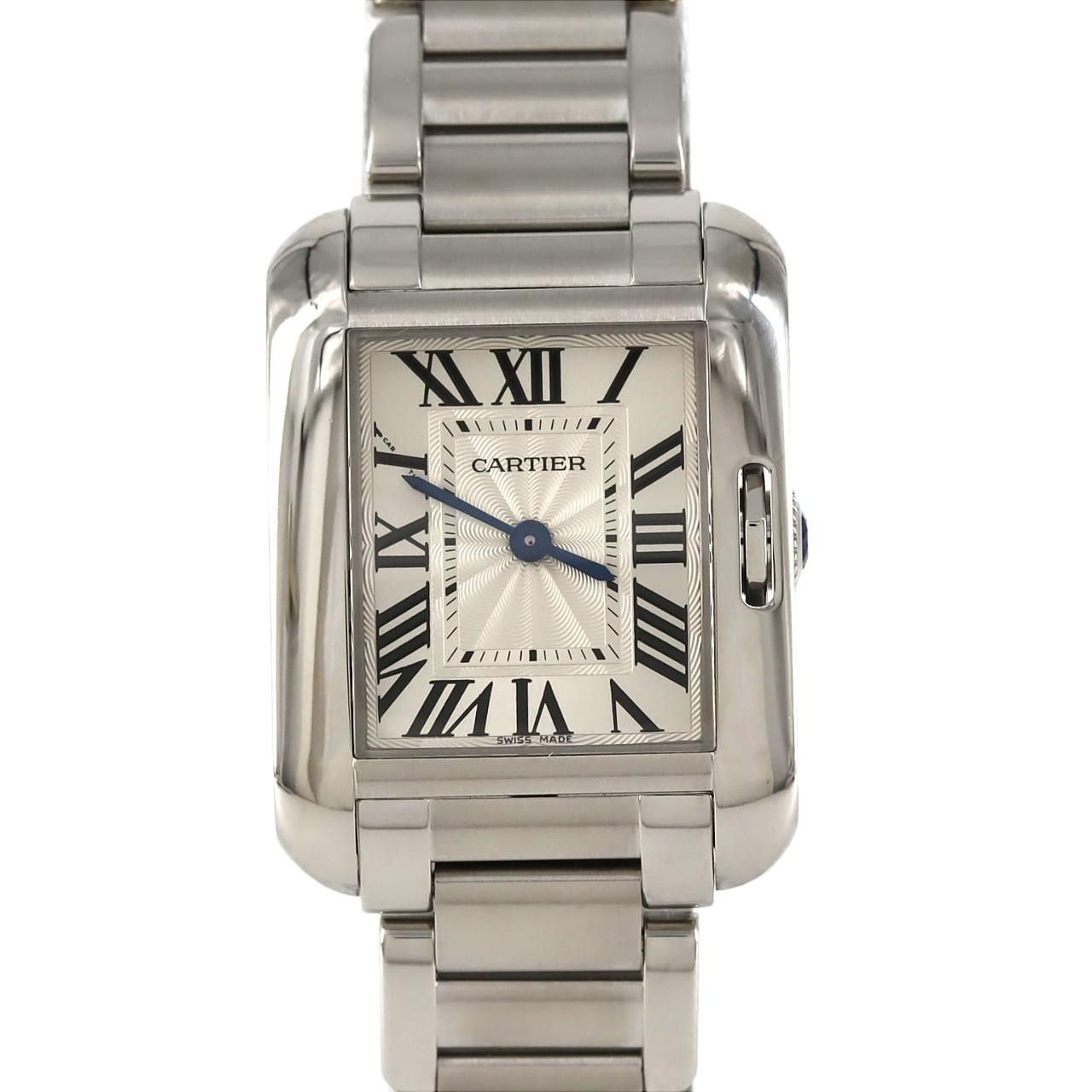 カルティエ タンクアングレーズSM SS クォーツ
