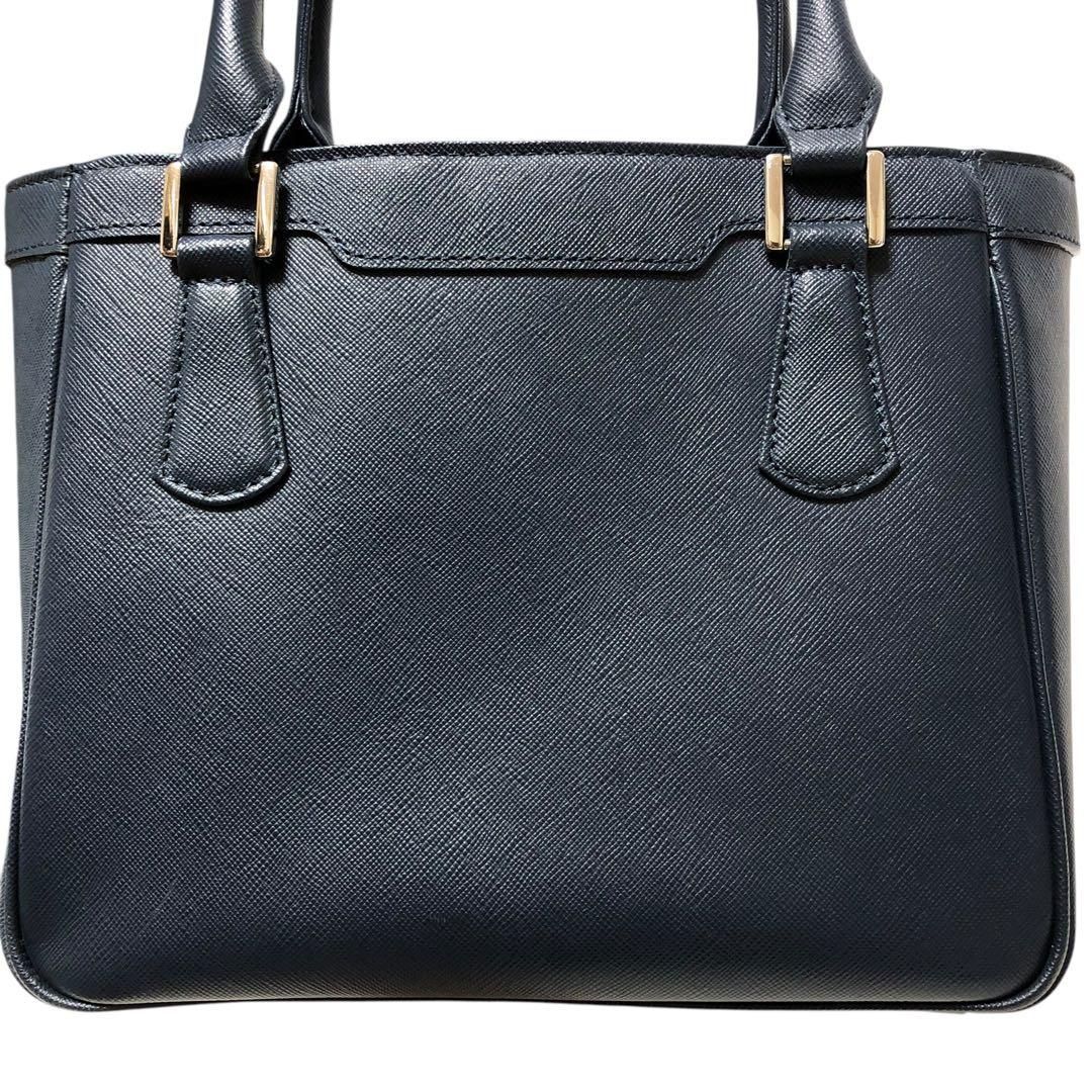 美品】濱野皮革工藝 HAMANO ポトフ ミニ ネイビー ハンドバッグ - メルカリ