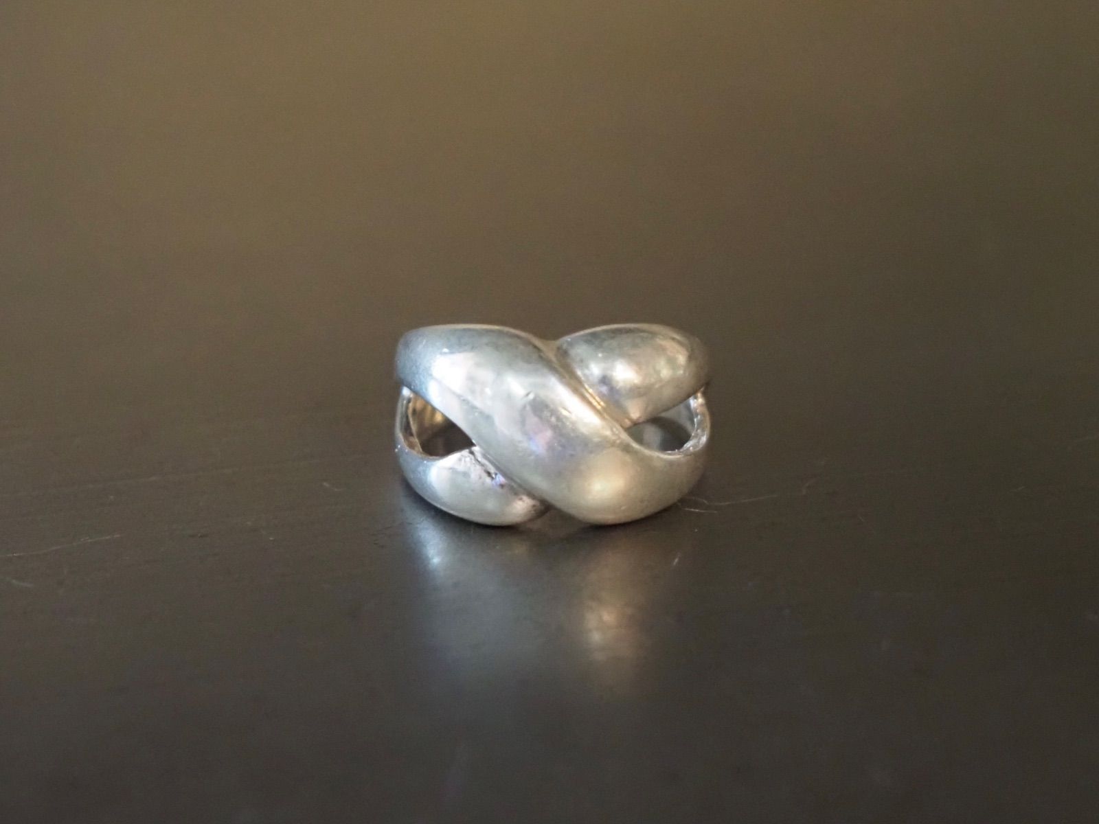 Silver 925 Design ring 17号 ビンテージ シルバーリング 90 s