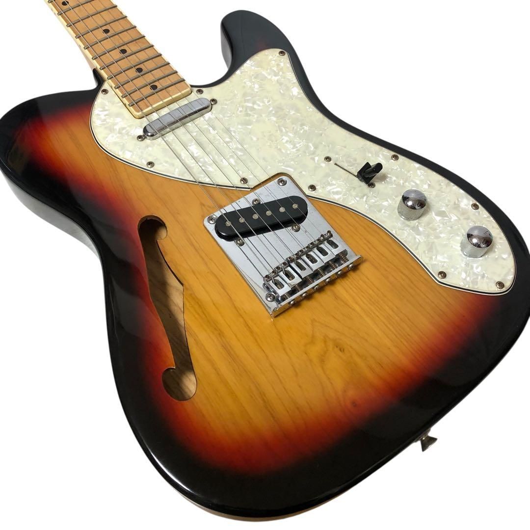 希少】◇SX カスタムハンドメイド◇ シンライン エレキギター