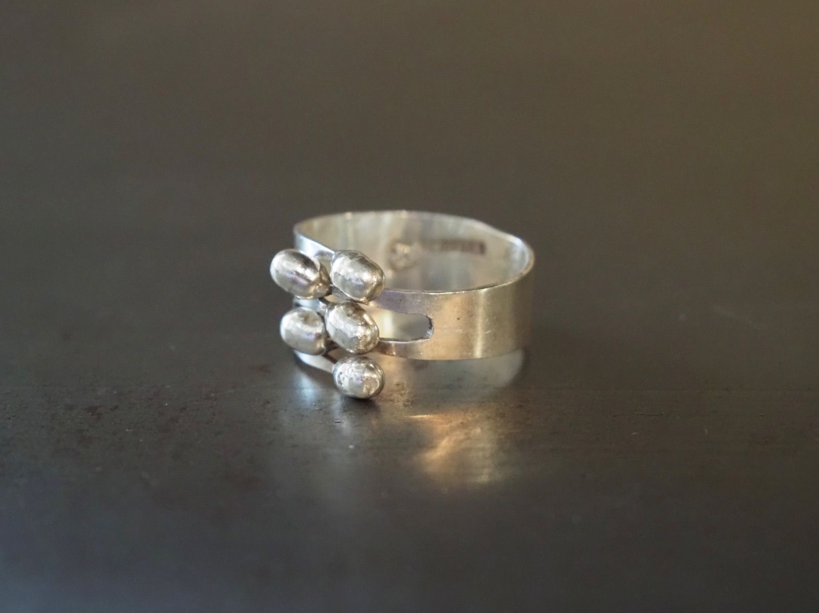 Mexico silver design ring 20号 メキシカンジュエリー デザインリング 