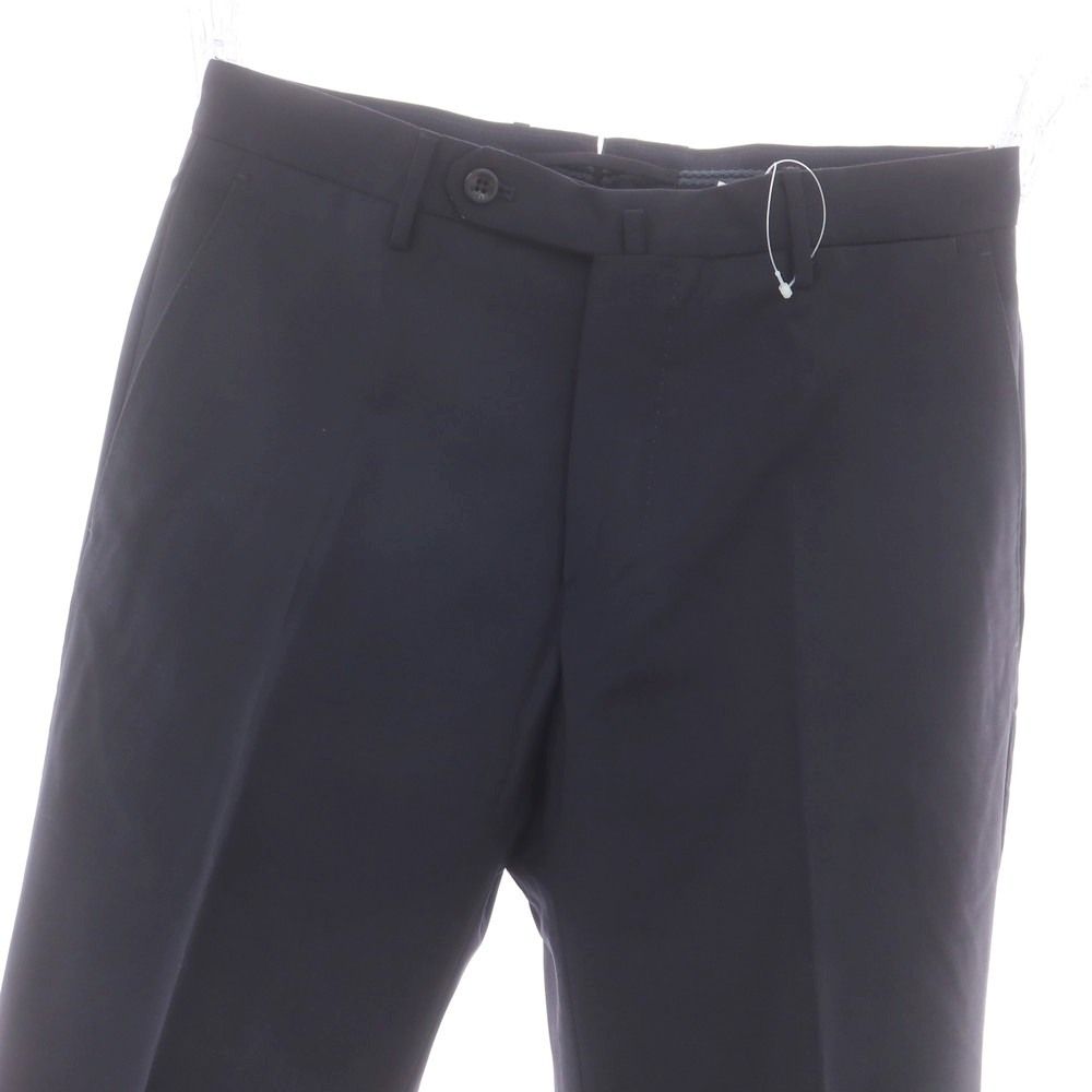 インコテックス INCOTEX SUPER 100 S ウール ドレススラックスパンツ ネイビー サイズ44 メンズ
