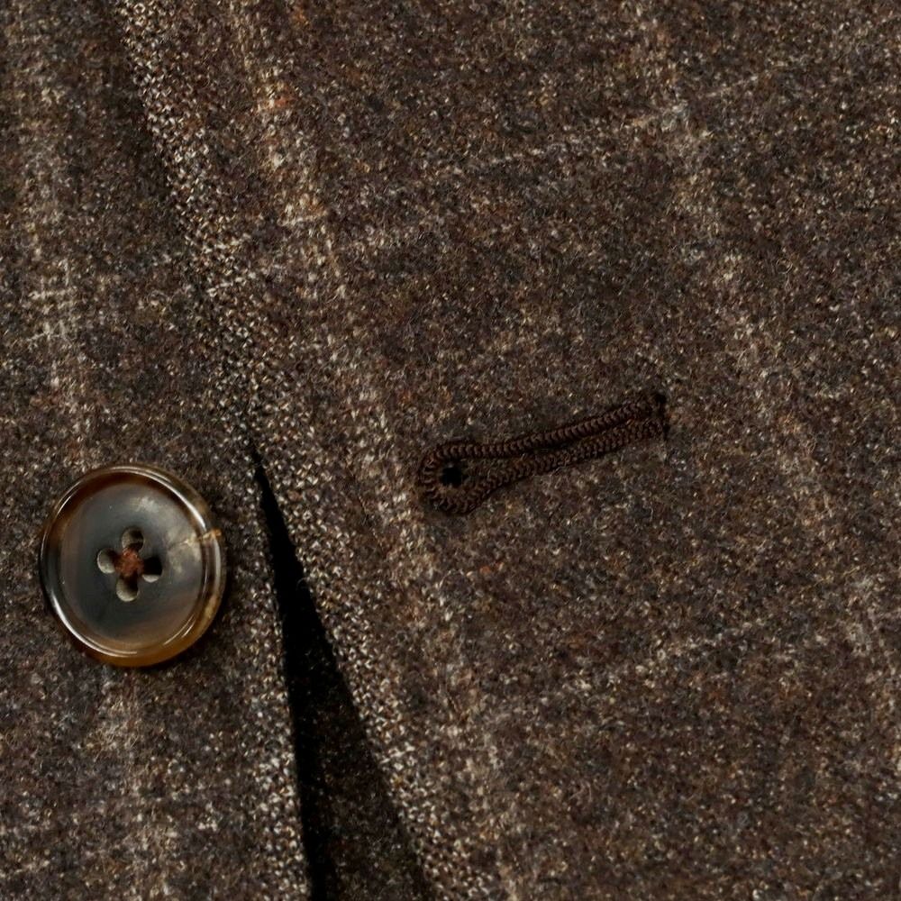 中古】ベルベスト Belvest ウールカシミヤ チェック 3B テーラード