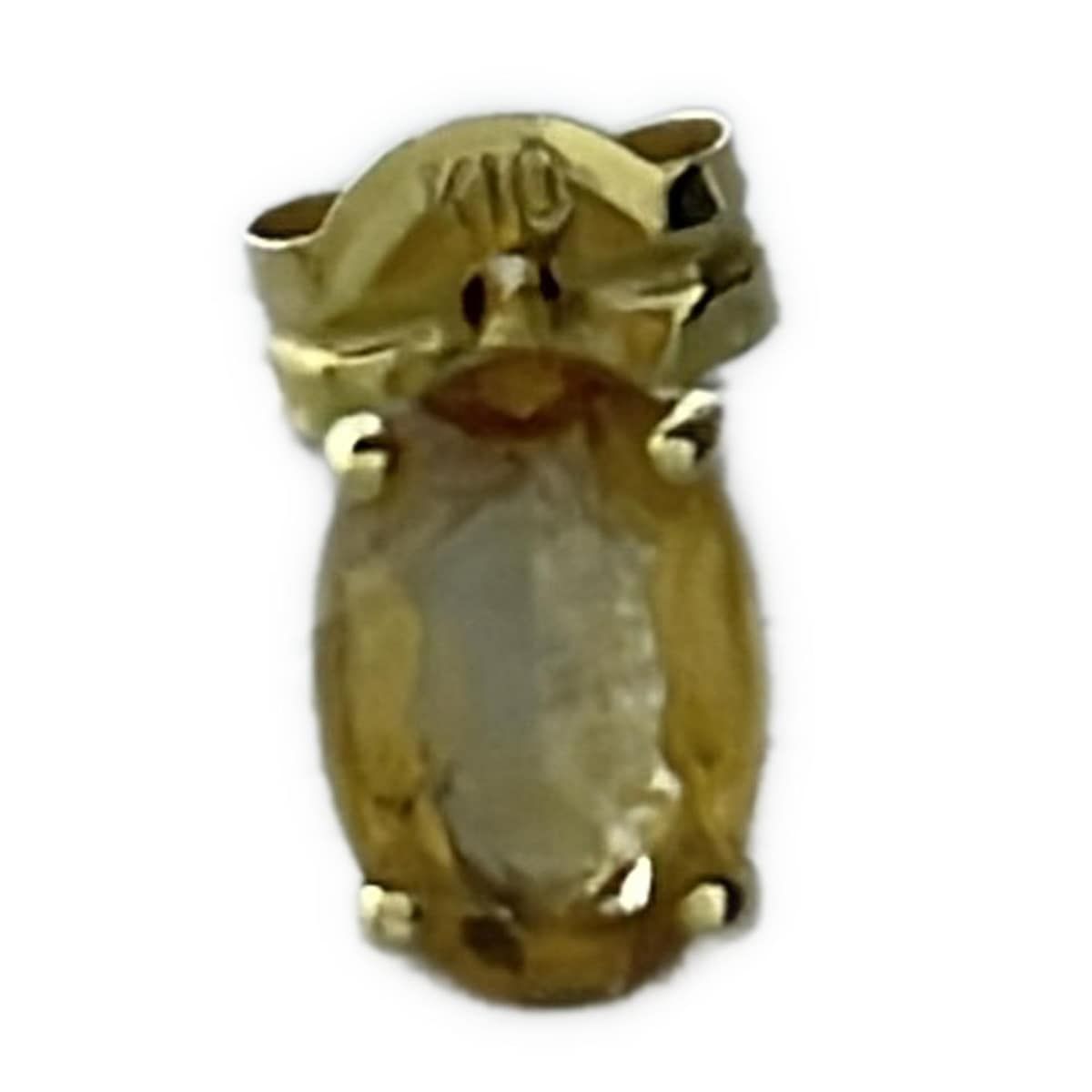 ARTIDA OUD アルティーダ ウード ピアス K 10 オレンジ 片側