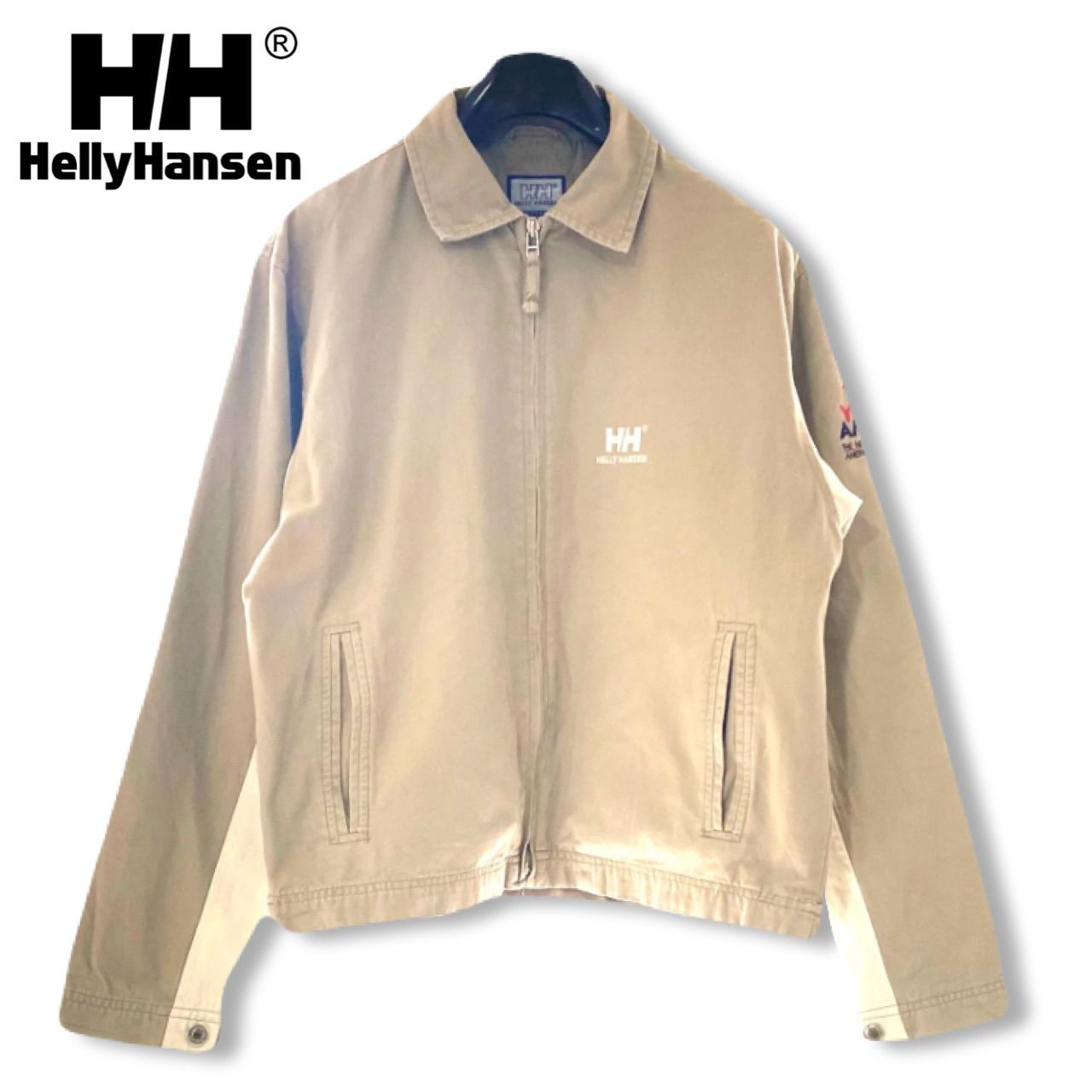 コラボ 90s HELLY HANSEN × Young America S ベージュ ジップアップ 