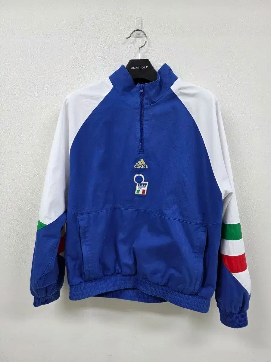 アディダス イタリア アノラック ハーフジップアップ - メルカリ