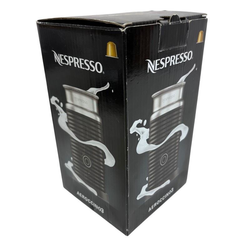 Nespresso Aeroccino3 黒 未使用 開封未使用】Nespresso エアロチーノ3 Aeroccino3 3594-JP-BK ミルク