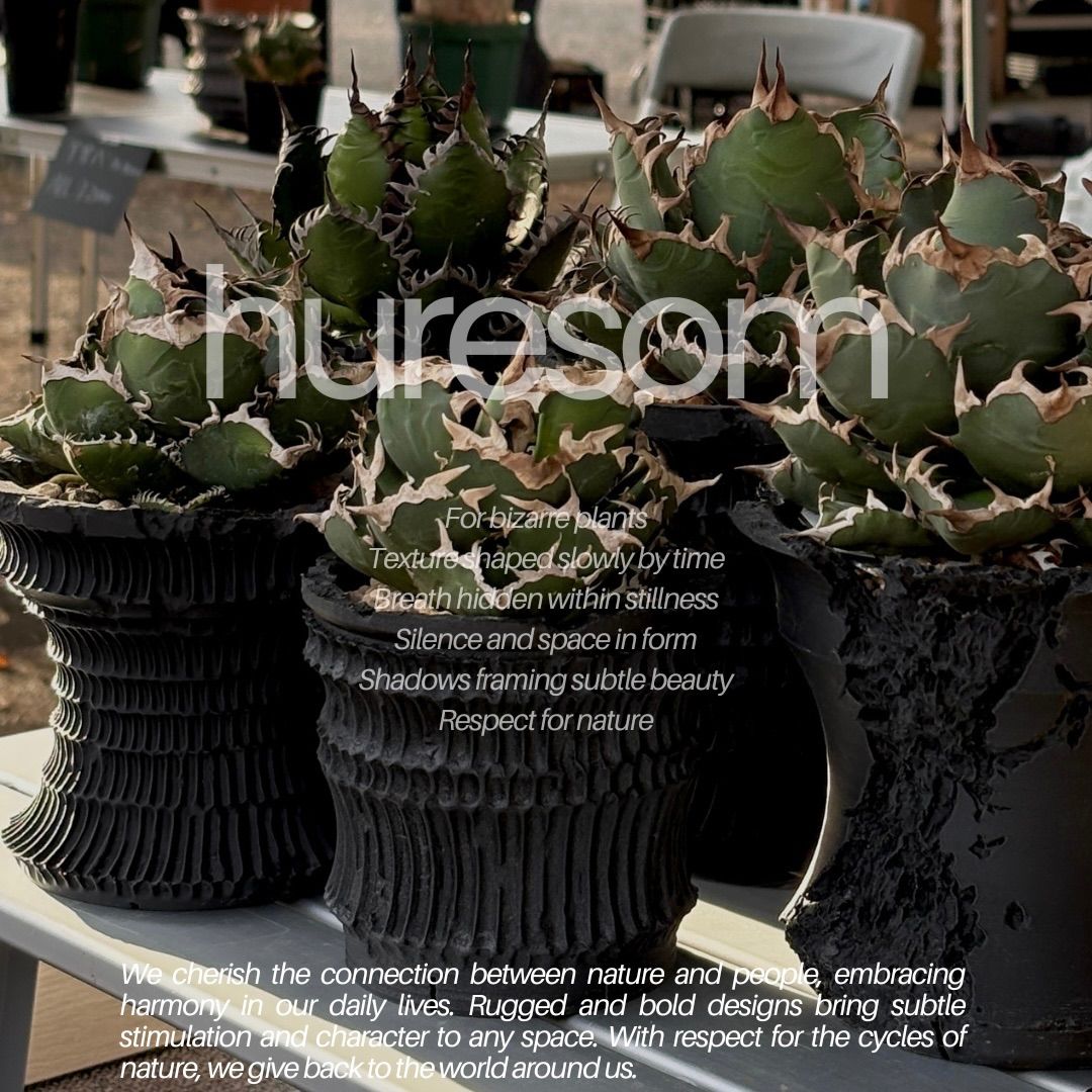 huresom TOWK7L ( Lサイズ） 多肉・アガベ・塊根用 植木鉢 3D