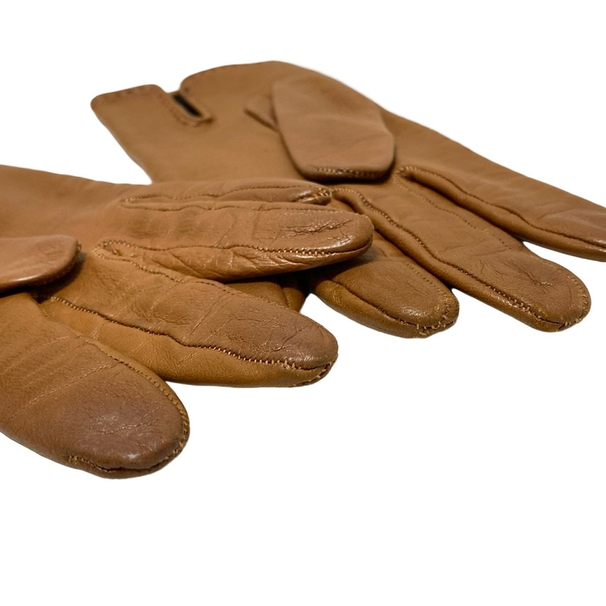 HERMES(エルメス) 手袋 7 レディース - ブラウン H刺繍 レザー - メルカリ