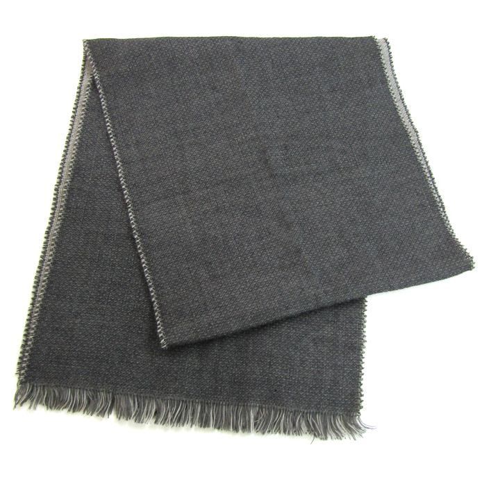 未使用GIORGIO ARMANI ジョルジオ アルマーニ マフラー ジョルジオアルマーニ マフラー ストール イタリア製 ウール ブランド