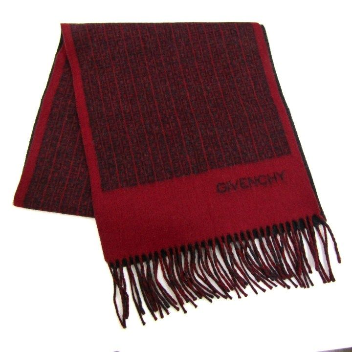 ジバンシィ マフラー ストール 4Gロゴ カシミヤ ウール ブランド