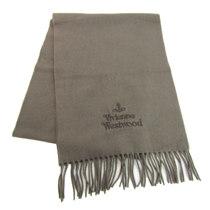 ヴィヴィアンウエストウッド マフラー ストール オーブ ロゴ ウール