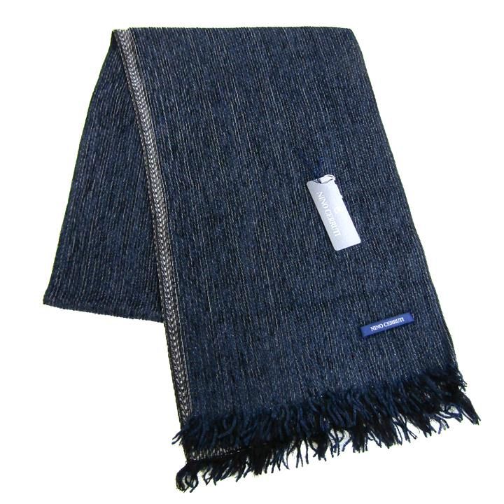 ニノセルッティ マフラー ストール 未使用 ラメ混 無地 ブランド