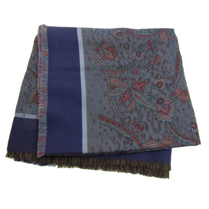 ヴァレンティノ・ガラヴァーニ ストール ショール ウール ペイズリー