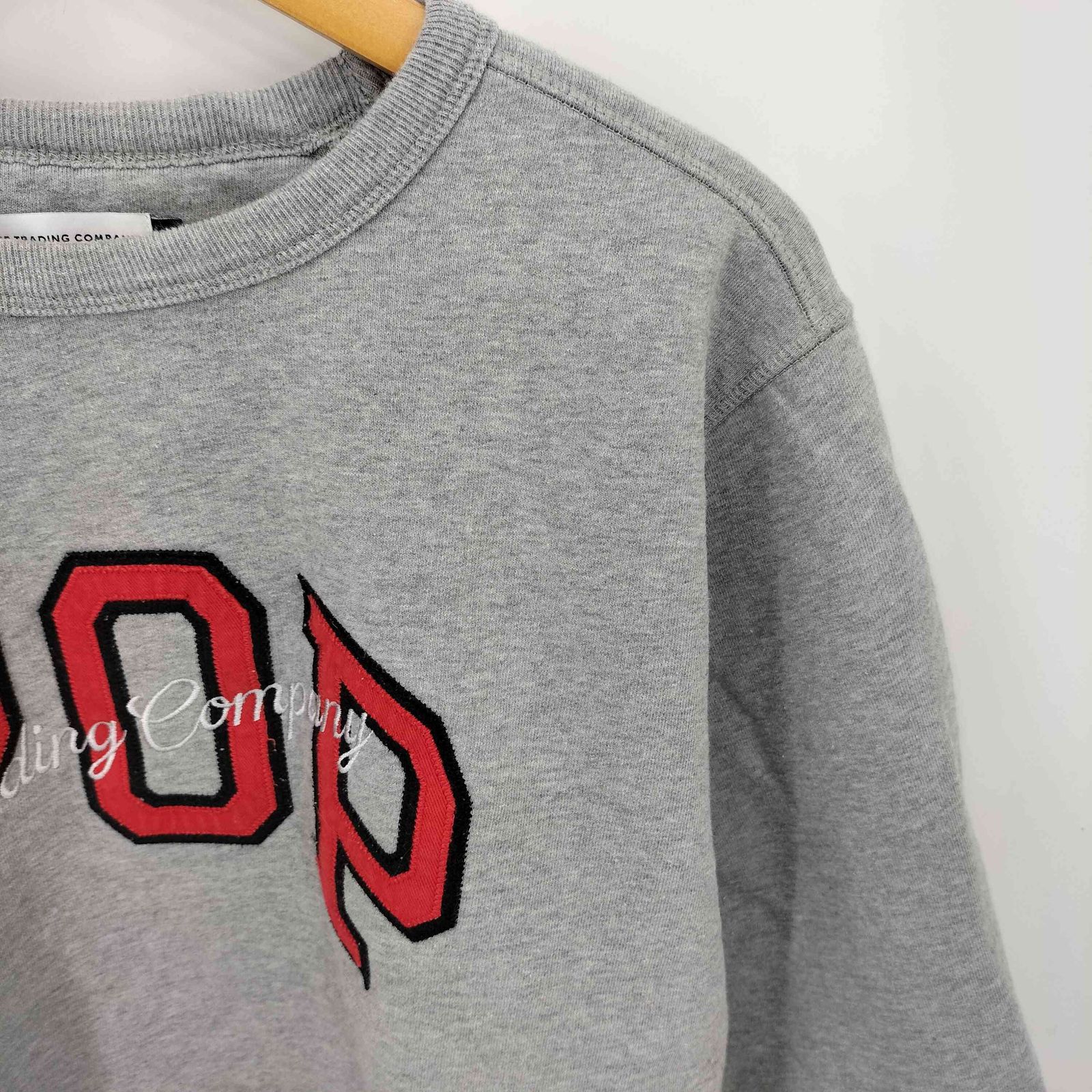 POP TRADING COMPANY(ポップトレーディングカンパニー) arch crewneck sweat アーチロゴ クルーネックスウェット メンズ JPN：L 【中古】【ブランド古着バズストア】 ポップトレーディングカンパニー POP TRADING COMPANY arch crewneck