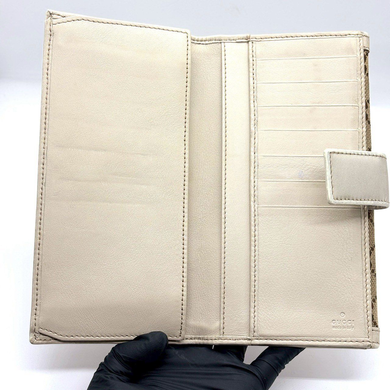 クラシックに宿る品格】 GUCCI グッチ 長財布 GGキャンバス スーキー