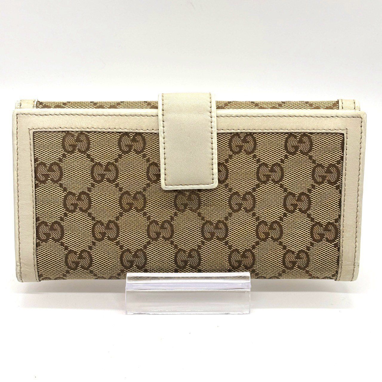 クラシックに宿る品格】 GUCCI グッチ 長財布 GGキャンバス スーキー