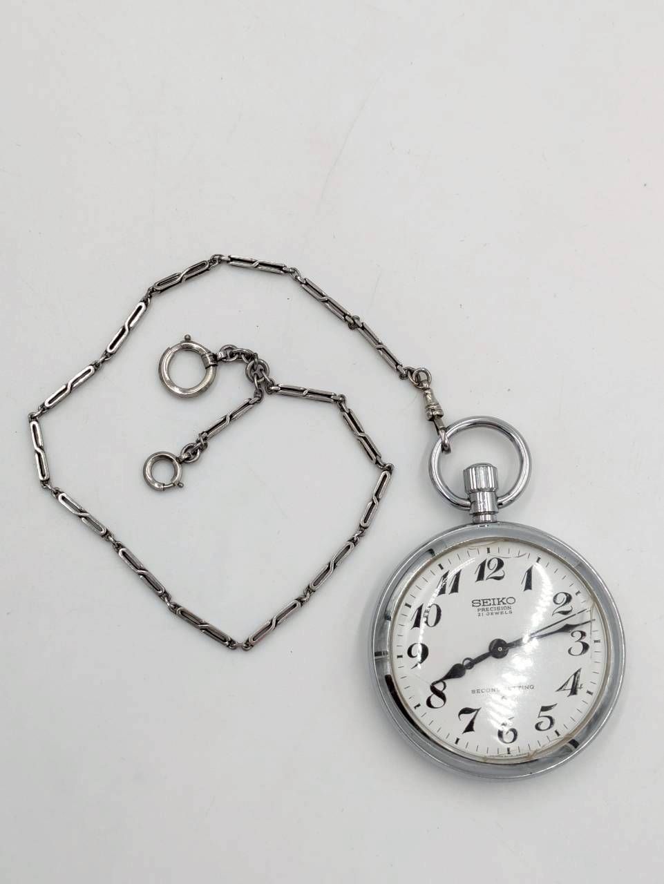 セイコー SEIKO 鉄道時計 懐中時計 PRECISION プレシジョン - メルカリ
