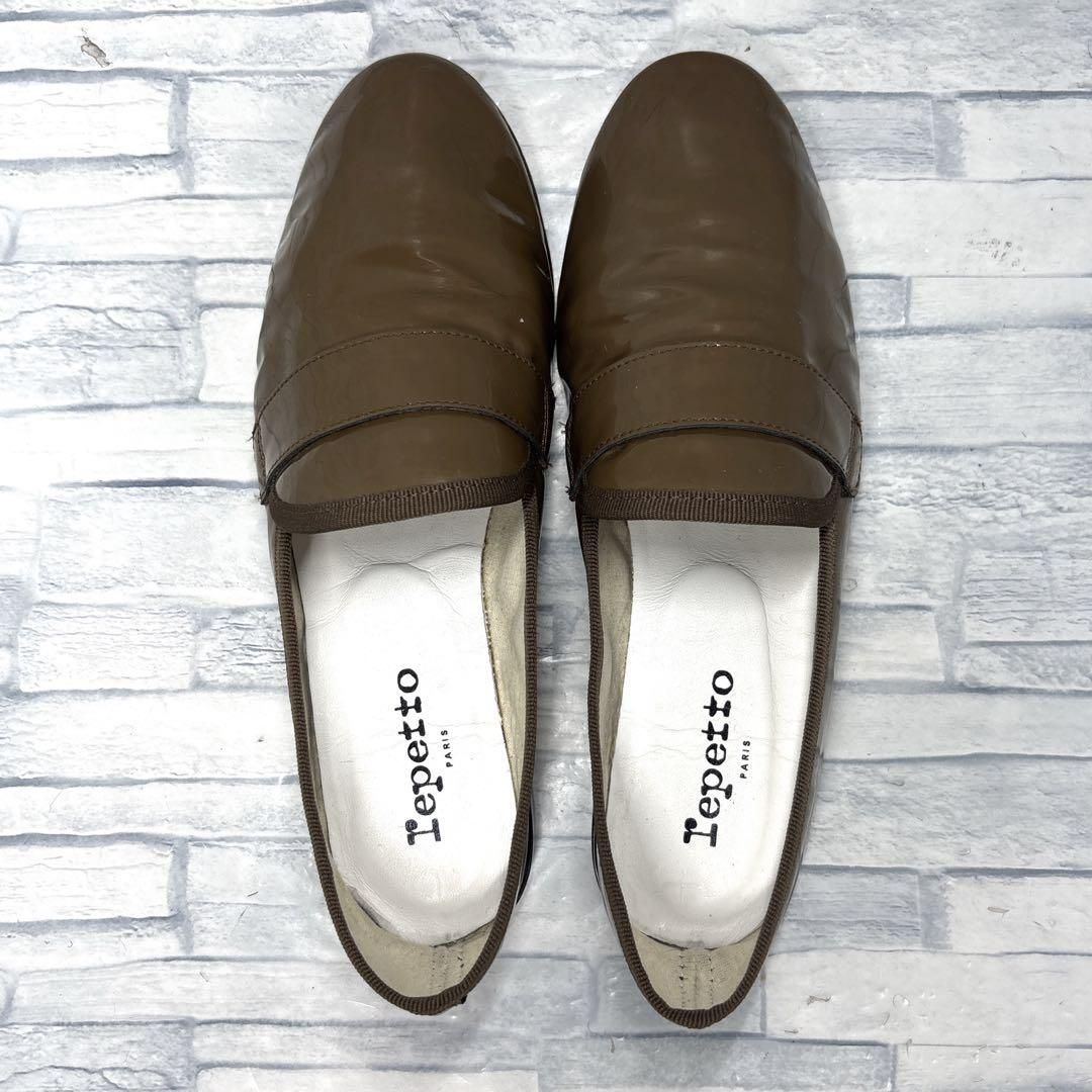 ✨美品✨repetto レペット マイケル フランス製 ブラウン EU39/24.5cm