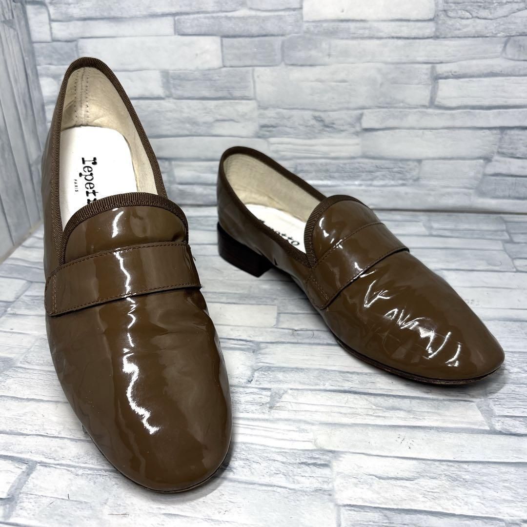 ✨美品✨repetto レペット マイケル フランス製 ブラウン EU39/24.5cm