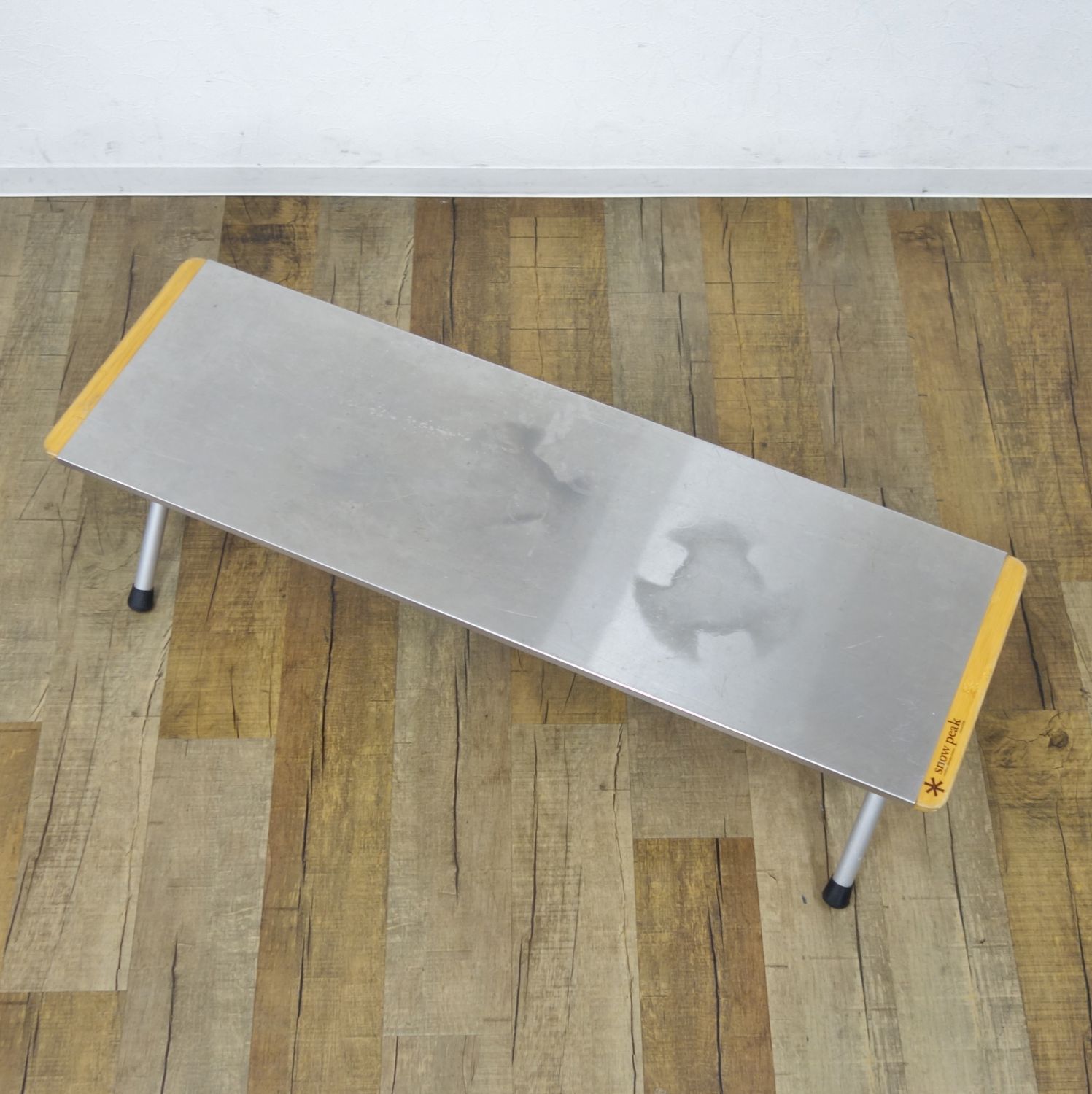 スノーピークフォールディングメタルトップ 廃盤、限定商品！ 廃盤品 スノーピーク snowpeak フォールディングシェルフ メタルトップ