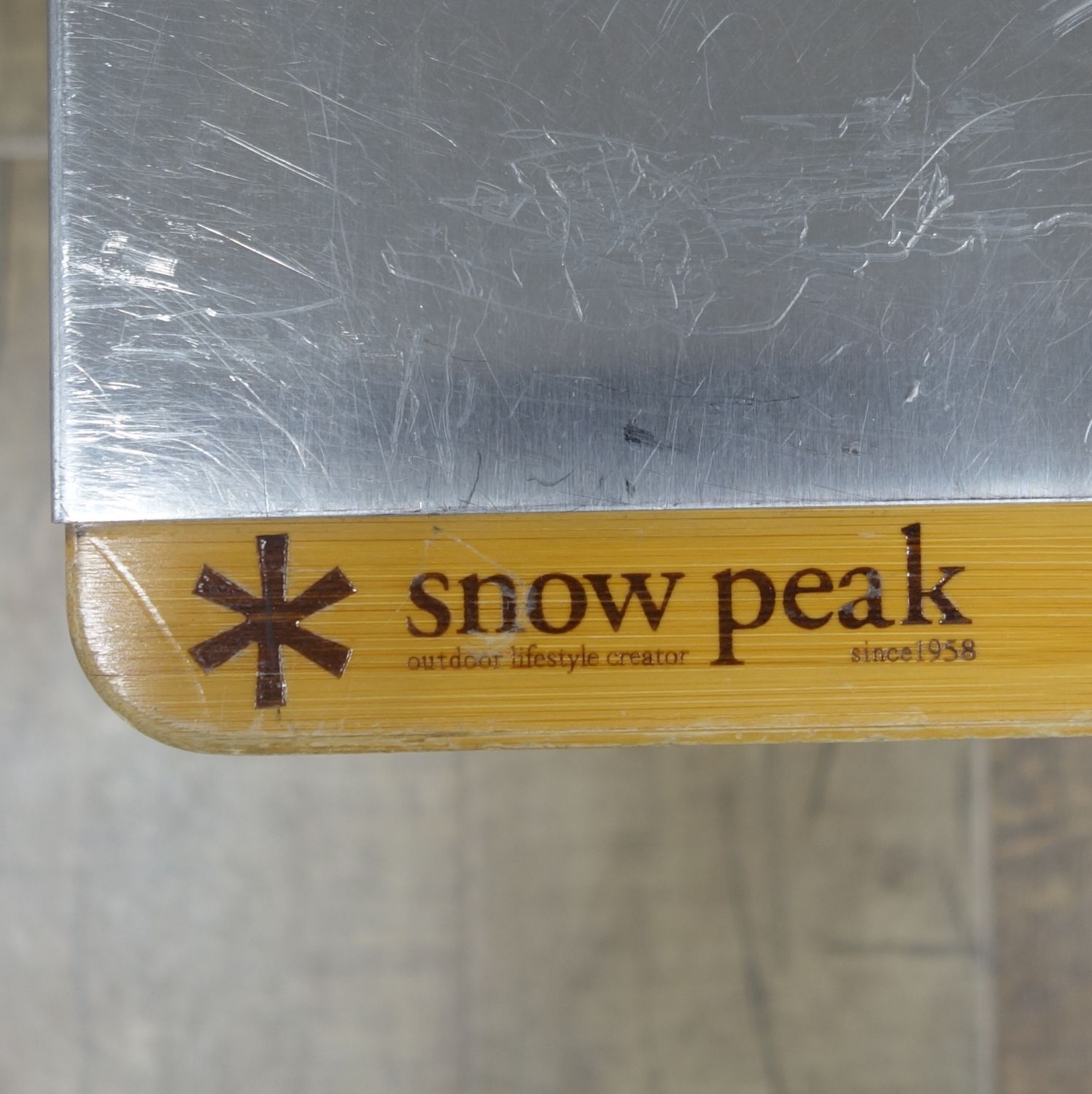 廃盤品 スノーピーク snowpeak フォールディングシェルフ メタルトップ