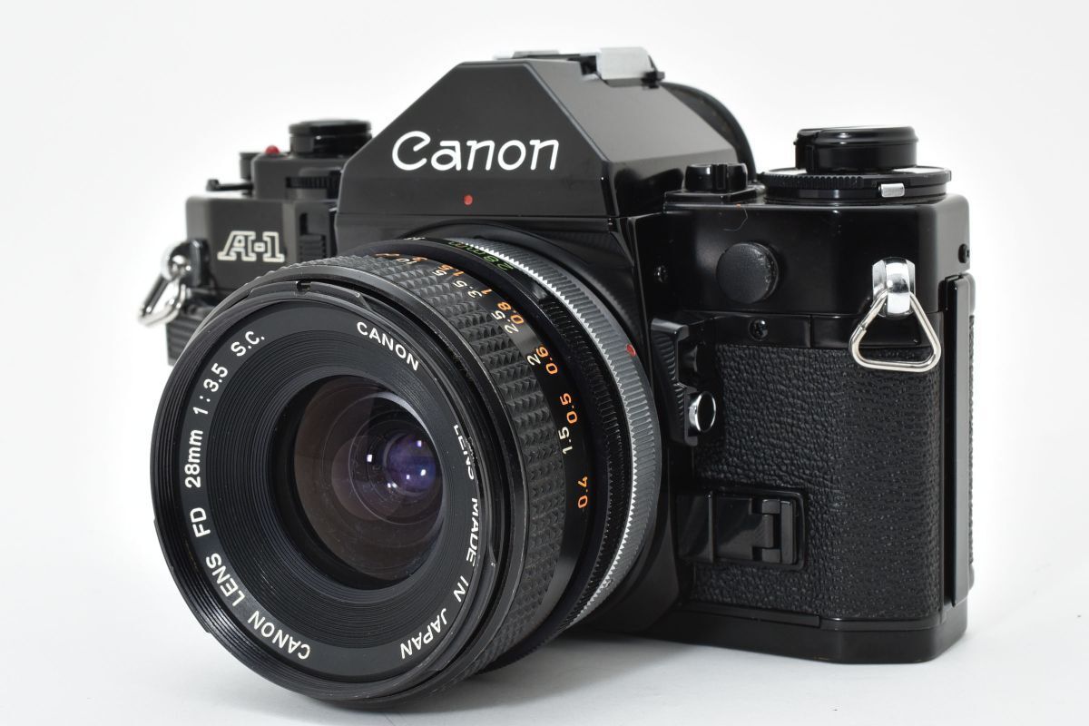 良品 Canon A-1 + FD 28mm F3.5 S.C. YM5049#66 - メルカリ