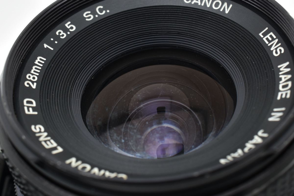 良品 Canon A-1 + FD 28mm F3.5 S.C. YM5049#66 - メルカリ