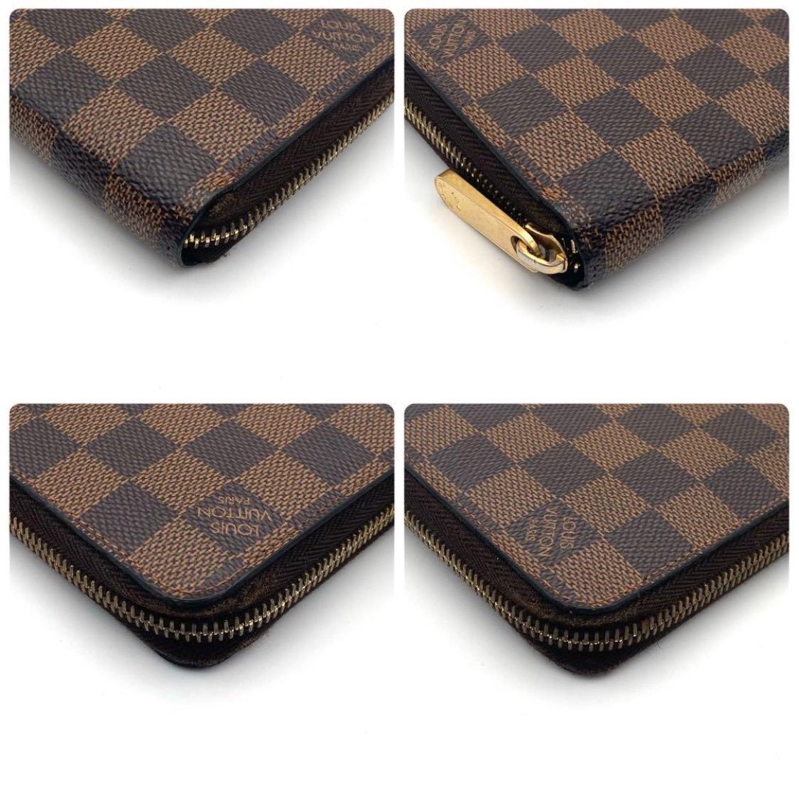 ルイヴィトン ダミエ エベヌ ジッピーウォレット 長財布 ブラウン