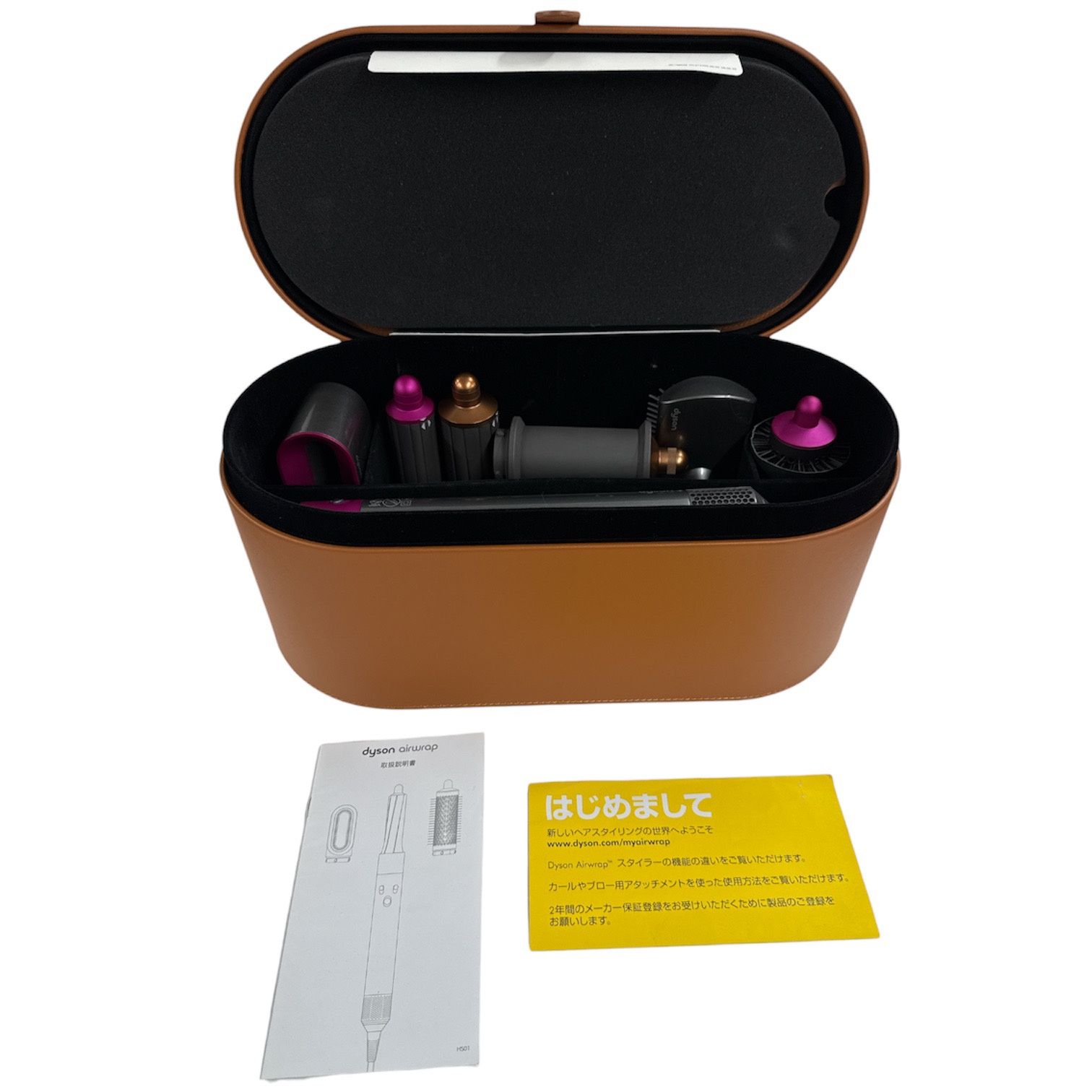 CH96 D ダイソン Dyson Airwrap HS01 ブラウン/ピンク ヘアスタイラー