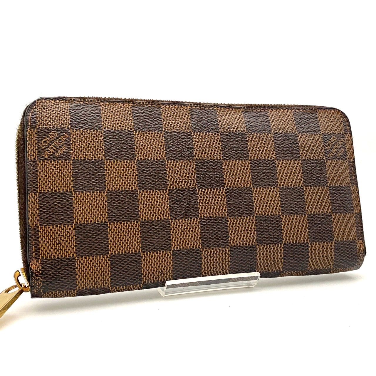 ルイヴィトン ダミエ エベヌ ジッピーウォレット 長財布 ブラウン