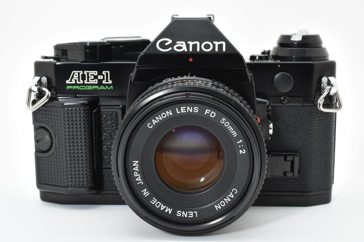 ☆完全動作☆美品　Canon AE-1 PROGRAM 50mm F2　＃440 良品 Canon AE-1 PROGRAM ブラック + FD 50mm F2 YM5050#72 - メルカリ