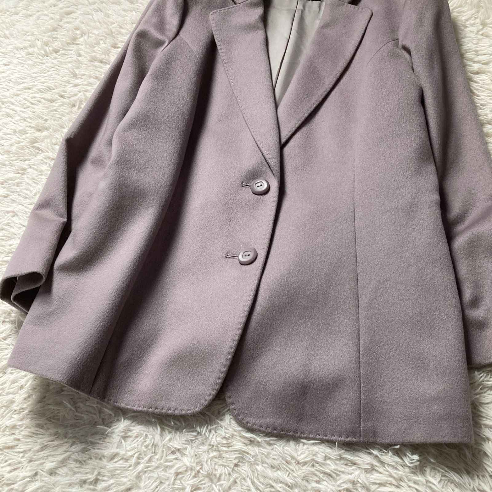 美品 Leilian レリアン テーラードジャケット 2B 2ボタン 上質