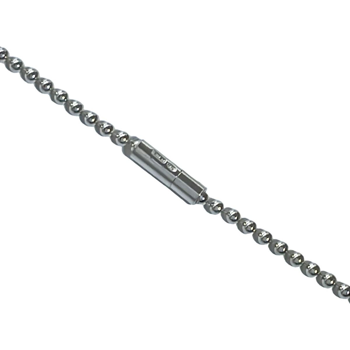 GUCCI(グッチ) ネックレス ドッグタグ シルバー ボールチェーン - メルカリ