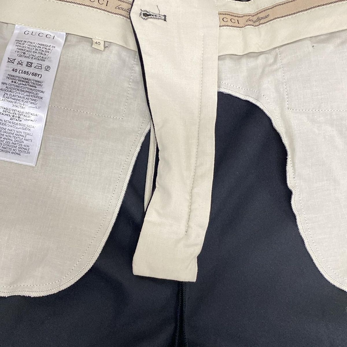 GUCCI(グッチ) パンツ サイズ40 M レディース美品 ストレッチ  